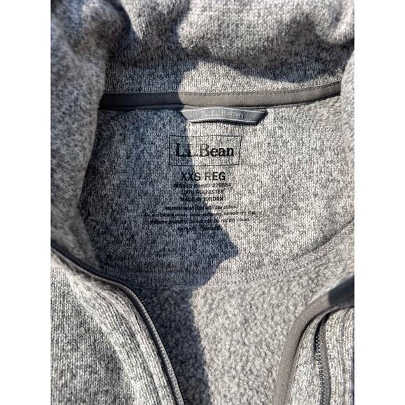 L.L. Bean Jacket Women Size XXS Reg Collared Full Zip Long Sleeve Zip Pockets - Picture 5 of 8